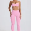 Legging Soft Active taille moyenne rose pâle Legging Soft Active taille moyenne rose pâle