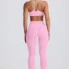 Legging Soft Active taille moyenne rose pâle Legging Soft Active taille moyenne rose pâle