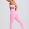 Legging Soft Active taille moyenne rose pâle Legging Soft Active taille moyenne rose pâle