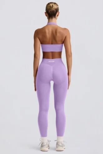 Legging taille haute Define Luxe en lilas