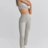 Legging taille haute FlexiRib en gris Legging taille haute FlexiRib en gris