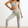 Legging taille haute FlexiRib en gris Legging taille haute FlexiRib en gris
