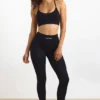 Legging taille haute FlexiRib en noir Legging taille haute FlexiRib en noir