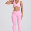 Legging évasé Soft Active à poche et taille en V, rose pâle Legging évasé Soft Active à poche et taille en V, rose pâle