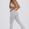 Legging évasé Soft Active à taille en V et poches, gris Legging évasé Soft Active à taille en V et poches, gris