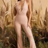Leggings à ourlet fendu Figure You Out Petite en rose poudré Leggings à ourlet fendu Figure You Out Petite en rose poudré
