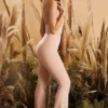 Leggings à ourlet fendu Figure You Out Petite en rose poudré Leggings à ourlet fendu Figure You Out Petite en rose poudré