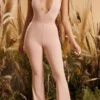 Leggings à ourlet fendu Figure You Out Petite en rose poudré Leggings à ourlet fendu Figure You Out Petite en rose poudré