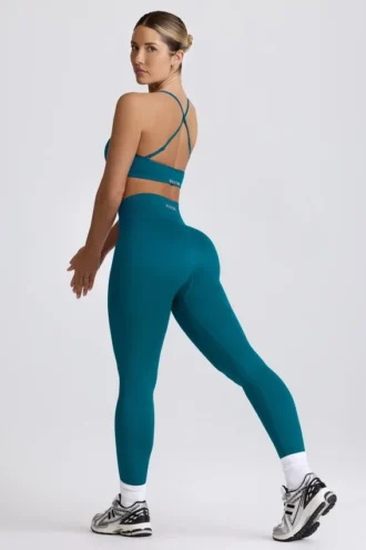 Leggings sans coutures Super Sculpt couleur bleu sarcelle