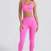 Leggings sans coutures Super Sculpt en rose sucre Leggings sans coutures Super Sculpt en rose sucre