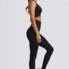 Leggings sans coutures taille haute Super Sculpt en noir