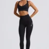 Leggings sans coutures taille haute Super Sculpt en noir
