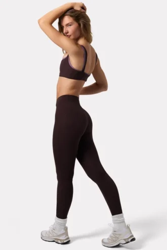 Leggings Soft Active froncés couleur Espresso