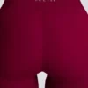 Leggings Soft Active à taille en V et poches, jambes évasées, couleur bordeaux