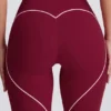 Leggings Soft Active taille mi-haute en bordeaux Leggings Soft Active taille mi-haute en bordeaux