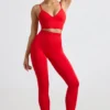 Leggings taille haute Define Luxe en rouge Leggings taille haute Define Luxe en rouge
