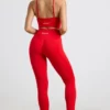 Leggings taille haute Define Luxe en rouge Leggings taille haute Define Luxe en rouge
