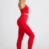 Leggings taille haute Define Luxe en rouge Leggings taille haute Define Luxe en rouge