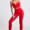 Leggings taille haute Define Luxe en rouge Leggings taille haute Define Luxe en rouge