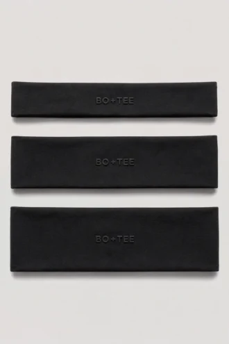 Lot de 3 bandeaux Soft Active en noir