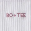 Lot de 3 paires de chaussettes mi-longues côtelées, blanc et rose Lot de 3 paires de chaussettes mi-longues côtelées, blanc et rose