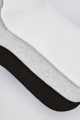 Lot de chaussettes courtes côtelées multicolores