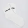 Lot de chaussettes mi-mollet côtelées en blanc Lot de chaussettes mi-mollet côtelées en blanc