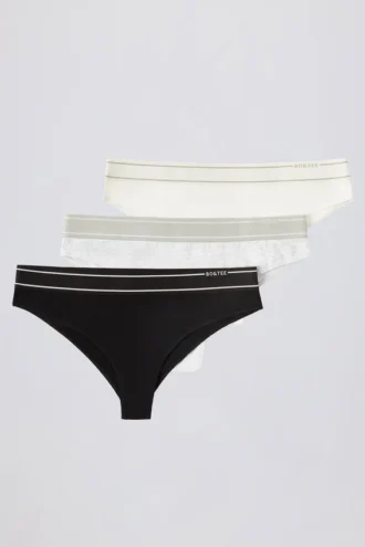 Lot de culottes taille haute à taille haute en multicolore