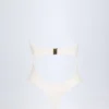 Maillot de bain 1 pièce Bahari à découpes et détails métalliques, blanc Maillot de bain 1 pièce Bahari à découpes et détails métalliques, blanc
