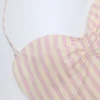 Maillot de bain 1 pièce dos nu à découpes Biarritz, mauve Maillot de bain 1 pièce dos nu à découpes Biarritz, mauve