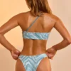 Maillot de bain 1 pièce Signature Swim II à imprimé bleu Maillot de bain 1 pièce Signature Swim II à imprimé bleu