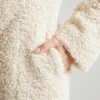 Manteau long en peau de mouton Alaska, couleur crème Manteau long en peau de mouton Alaska, couleur crème