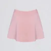 Mini-jupe-short croisée Soft Active en rose poudré Mini-jupe-short croisée Soft Active en rose poudré