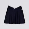 Mini-jupe-short Soft Active à croisement en bleu marine classique