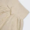 Mini-jupe Thia à nœud en broderie anglaise ivoire Mini-jupe Thia à nœud en broderie anglaise ivoire