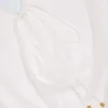 Mini-robe à col bénitier Oualie en blanc Mini-robe à col bénitier Oualie en blanc
