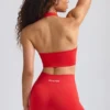Mini-short Define Luxe en rouge coquelicot