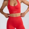 Mini-short Define Luxe en rouge coquelicot
