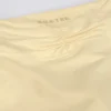 Mini-short froncé en marbré citron