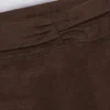 Mini-short froncé en marbré noisette