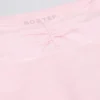 Mini-short froncé en marl rose pâle