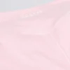 Mini-short froncé en marl rose pâle