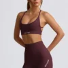 Mini-short sans coutures Super Sculpt en bordeaux