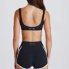 Mini-short Soft Active à contrastes en noir Mini-short Soft Active à contrastes en noir