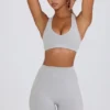 Mini-short Soft Active en gris chiné Mini-short Soft Active en gris chiné