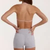 Mini-short Soft Active en gris chiné Mini-short Soft Active en gris chiné