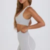 Mini-short Soft Active en gris chiné Mini-short Soft Active en gris chiné