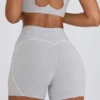 Mini-short Soft Active en gris chiné Mini-short Soft Active en gris chiné
