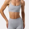 Mini-short Soft Active en gris chiné Mini-short Soft Active en gris chiné