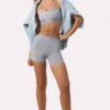 Mini-short Soft Active en gris chiné Mini-short Soft Active en gris chiné